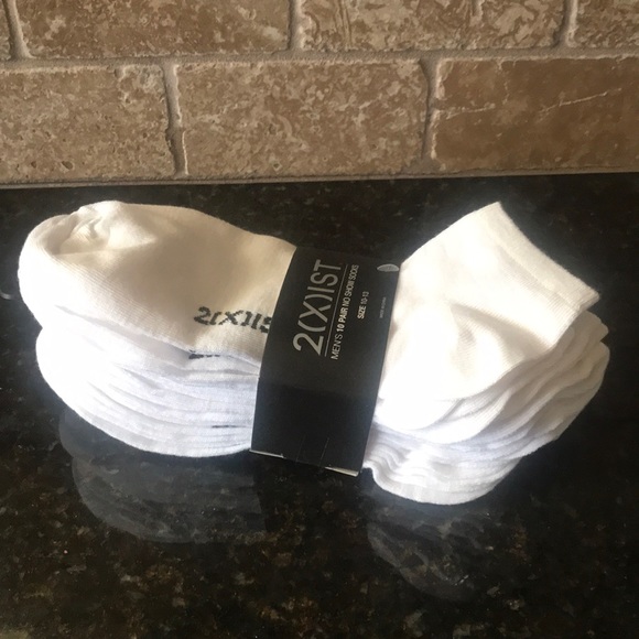 2(X)IST MENŚ 10 PAIR NO SHOW SOCKS SIZE 10-13 - Picture 2 of 12